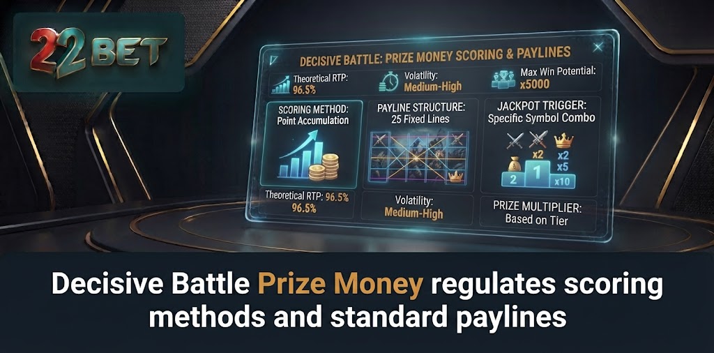 Decisive Battle Prize Money regulates scoring methods and standard paylines
