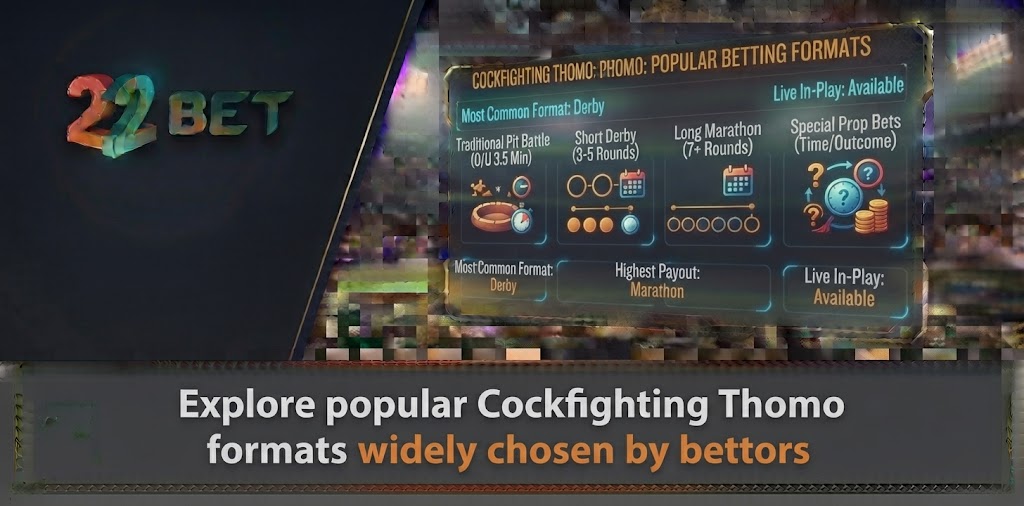 Explore popular Cockfighting Thomo formats widely chosen by bettors