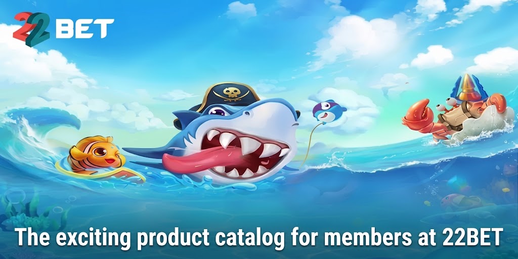 The exciting product catalog for members at 22BET
