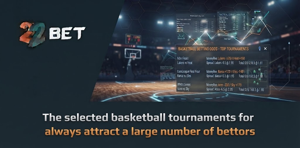 The selected basketball tournaments for betting always attract a large number of bettors