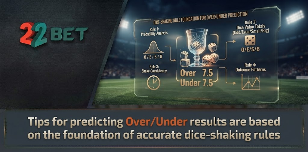 Tips for predicting Over/Under results are based on the foundation of accurate dice-shaking rules 